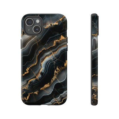 Black Marble Phone Cases