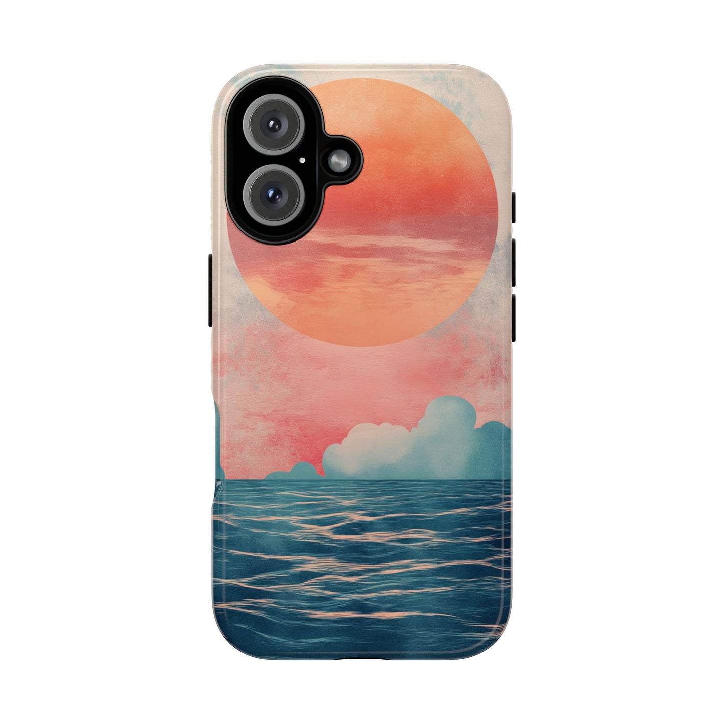 Abstract Sunset & Ocean Phone Cases