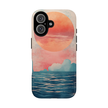 Abstract Sunset & Ocean Phone Cases