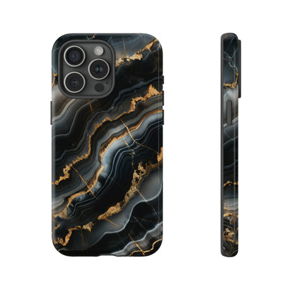 Black Marble Phone Cases