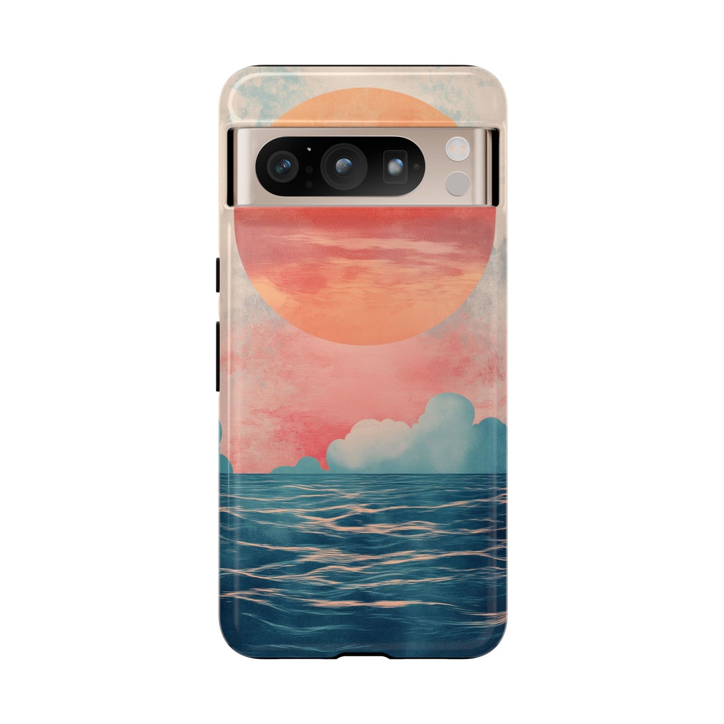 Abstract Sunset & Ocean Phone Cases