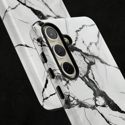 White Marble Phone Cases