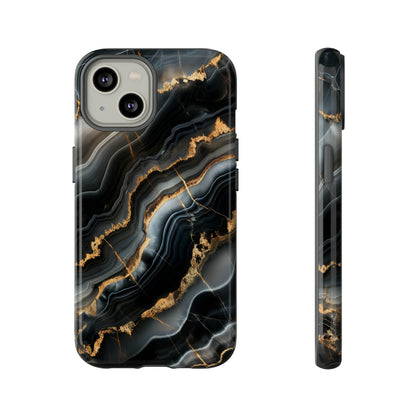 Black Marble Phone Cases