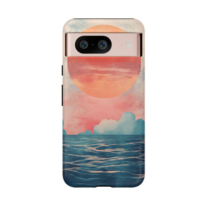 Abstract Sunset & Ocean Phone Cases