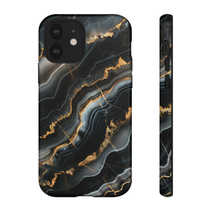 Black Marble Phone Cases