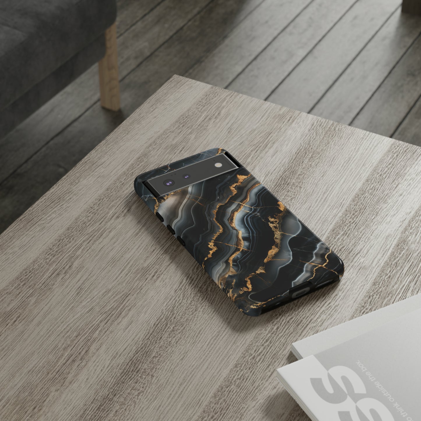 Black Marble Phone Cases