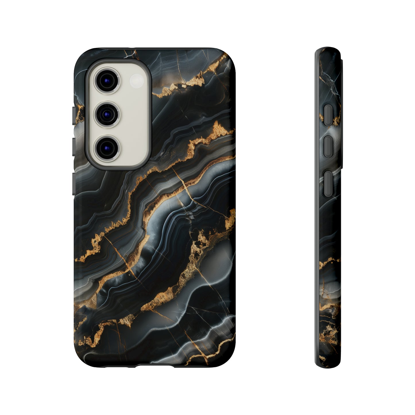 Black Marble Phone Cases