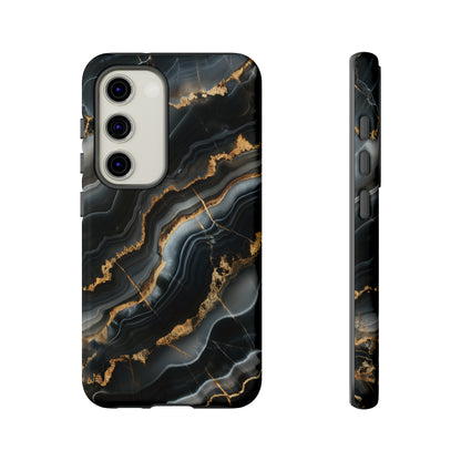 Black Marble Phone Cases