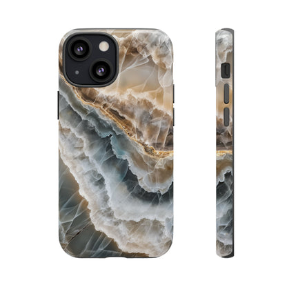 White Onyx Marble Printed Phone Cases