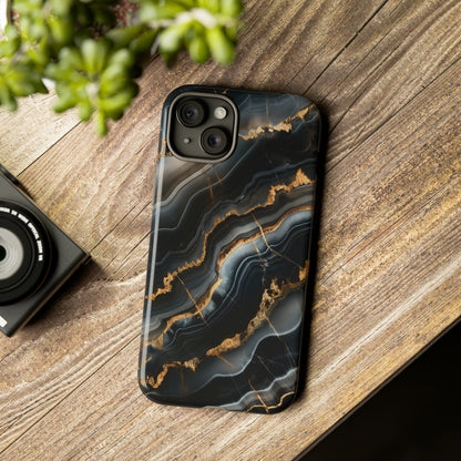 Black Marble Phone Cases