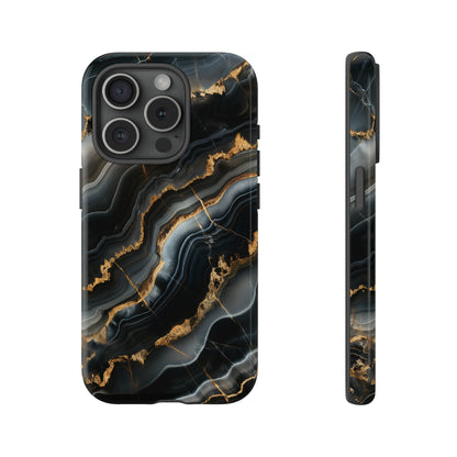 Black Marble Phone Cases