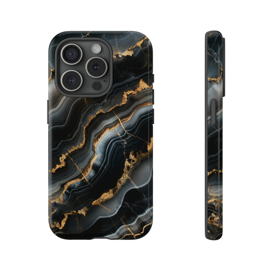 Black Marble Phone Cases