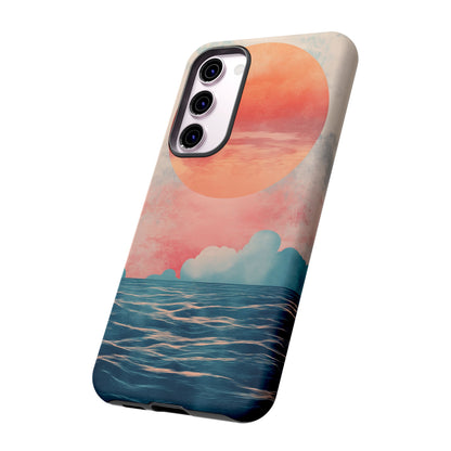 Abstract Sunset & Ocean Phone Cases