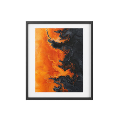 Wall Art, Abstract Lava on rock