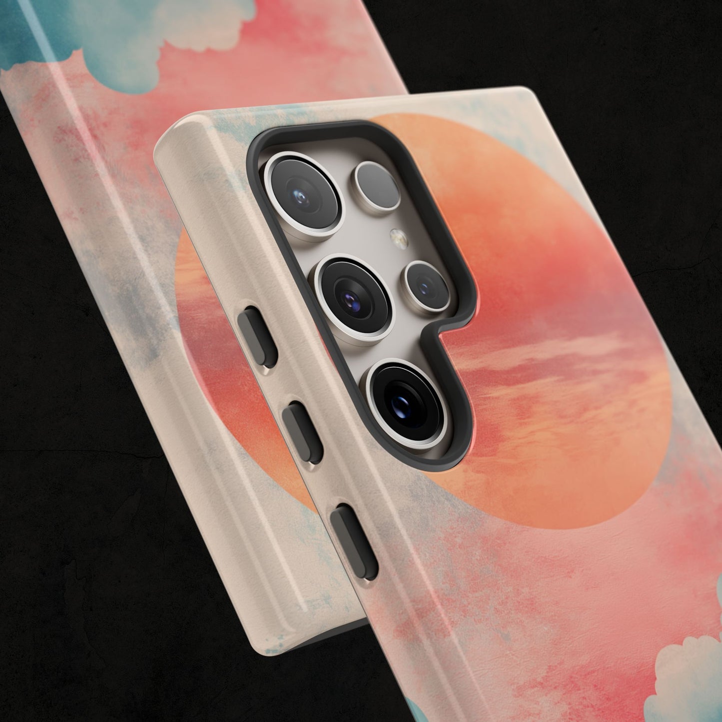Abstract Sunset & Ocean Phone Cases