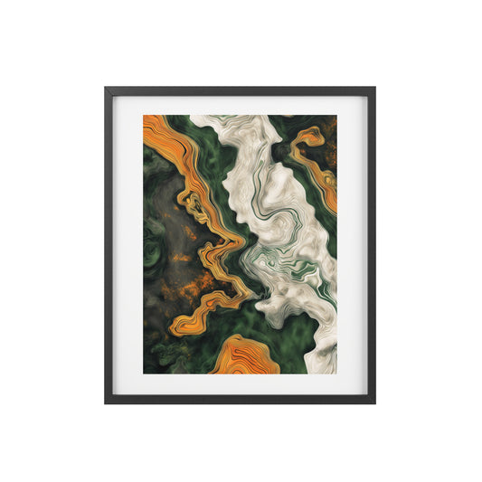 Wall Art, Abstract and Deformed Contours