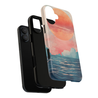 Abstract Sunset & Ocean Phone Cases
