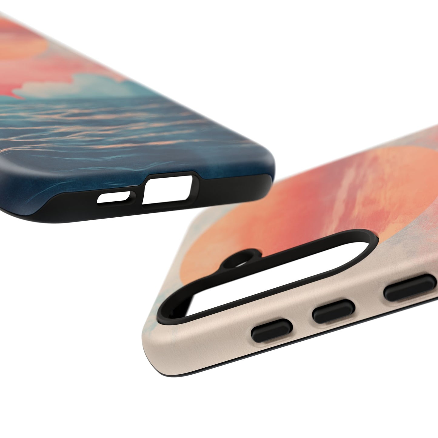 Abstract Sunset & Ocean Phone Cases