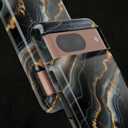 Black Marble Phone Cases
