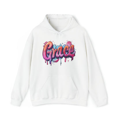 Grace graphic Heavy Hooded Sweatshirt