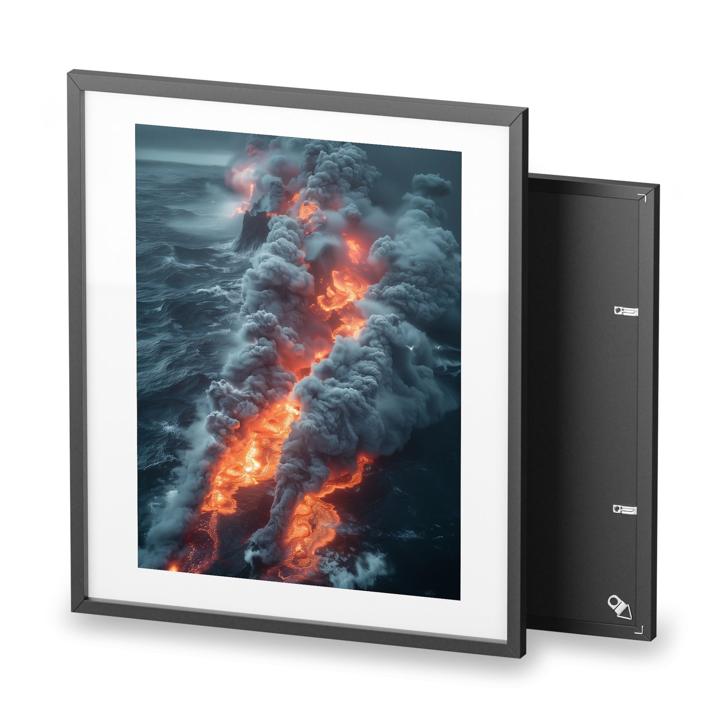 Wall Art, Volcanic eruption in Ocean